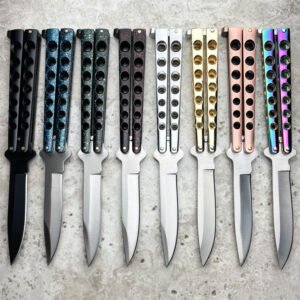 5.25" Closed Helix Butterfly Balisong Knife