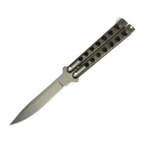 Navaja Balisong Helix Butterfly de alta calidad, color negro