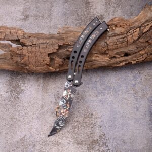 Entrenador de combate táctico de mariposa Balisong de CSGO