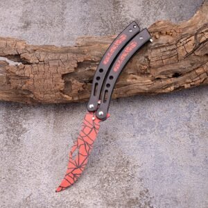 CUCHILLO DE ENTRENAMIENTO BALISONG BUTTERFLY DE CSGO
