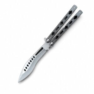 Cuchillo de entrenamiento Balisong de 9 hojas curvas