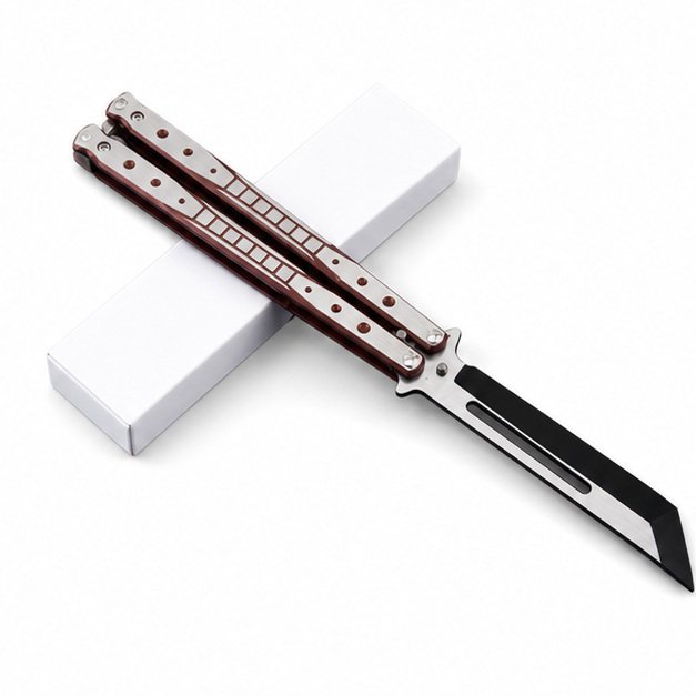 17559-main-white-clean.jpg Cuchillo entrenador mariposa Balisong