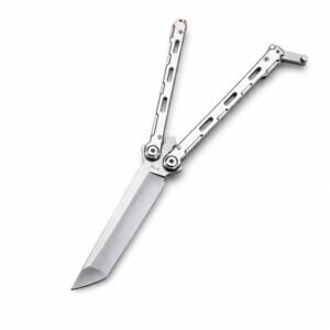 Nuevo Cuchillo de mariposa profesional, cuchillo plegable de práctica, cuchillo plegable, herramienta de entrenamiento, sin cuchilla