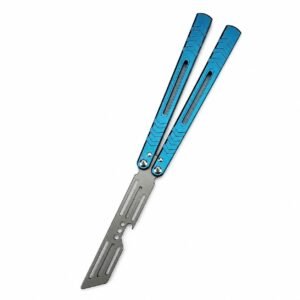 Nuevo Cuchillo plegable de mariposa con sirena, cuchillo de entrenamiento