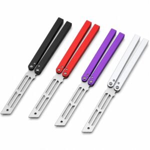 SQUID INDUSTRIES Cuchillo de entrenamiento Flick Cuchillo mariposa