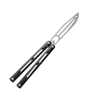 Cuchillo de mariposa entrenador Cnc, estructura de manga de proceso, cuchillo de mariposa, Mango antideslizante elegante, práctica sin afilar